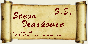 Stevo Drašković vizit kartica